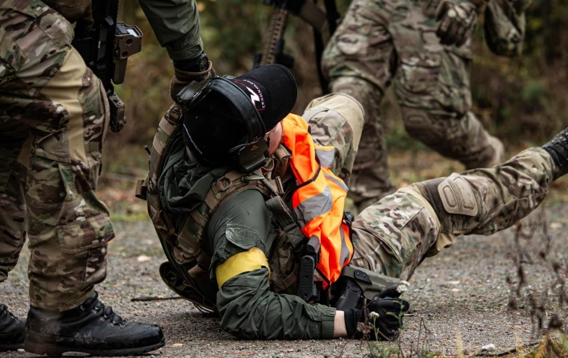 Corporate team airsoft event in Estonia